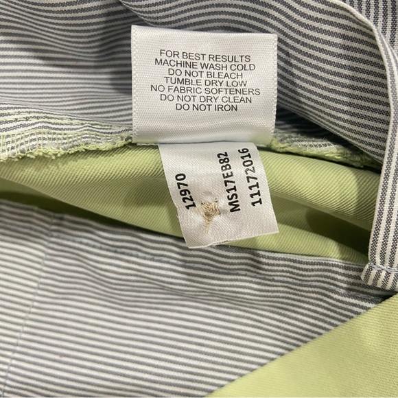 Peter Millar Crown Sport Shorts Mens 40 Bright Green Golf Salem Wicking - Picture 5 of 9